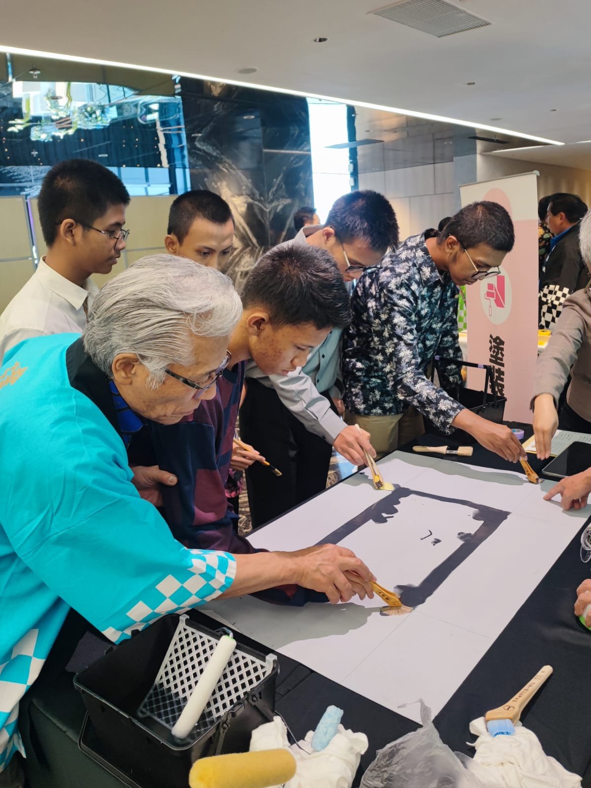 SMK Muhammadiyah 1 Jakarta Mengirim 6 Siswa untuk Mengikuti Sosialisasi Uji Keterampilan SSW Konstruksi oleh JAC Jepang
