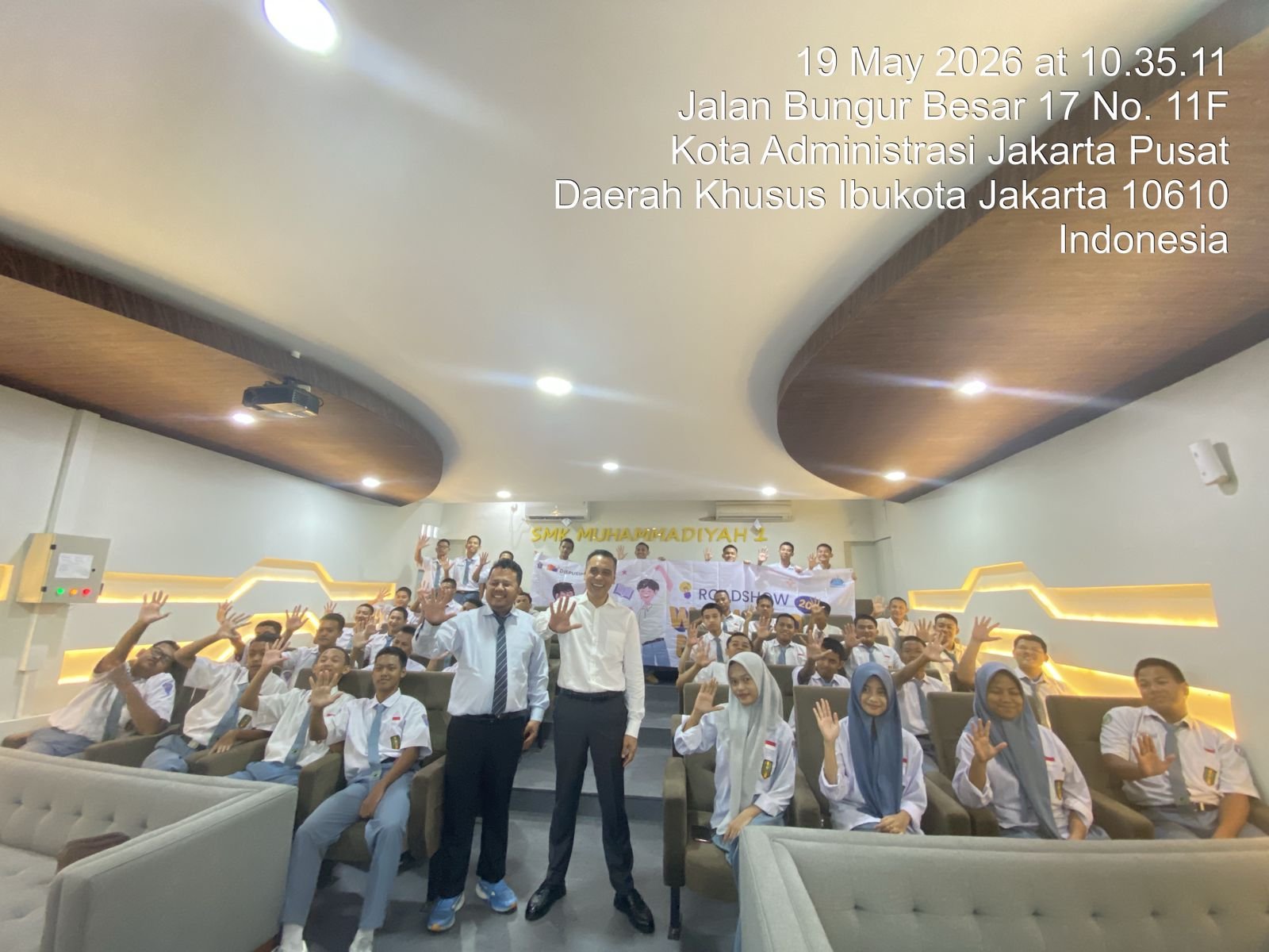 Makin Maju: SMK Muhammadiyah 1 Jakarta Kedatangan Staf Khusus Gubernur Jakarta Bidang Komunikasi Publik