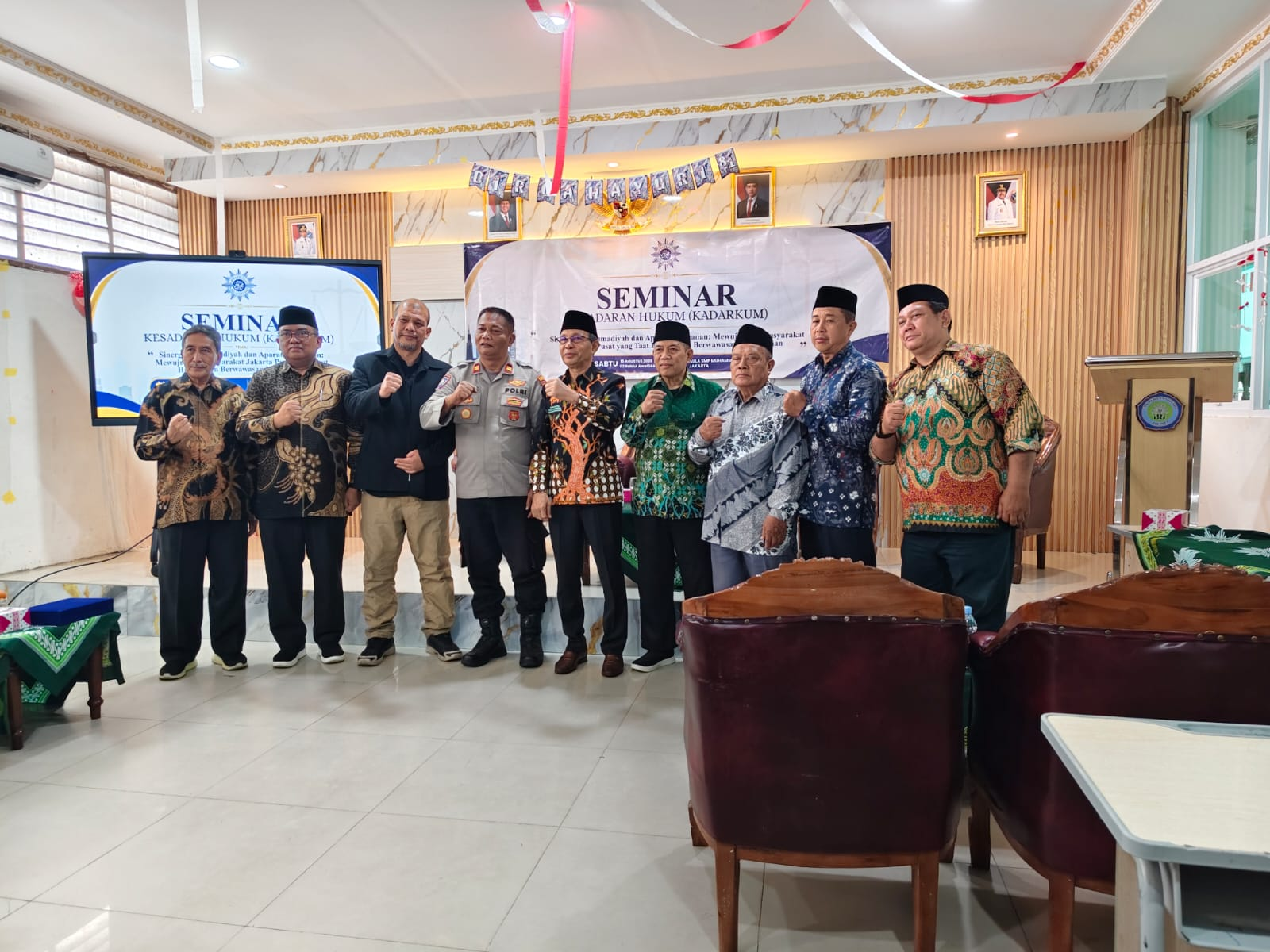 Sinergi Kuat Muhammadiyah dan Kepolisian: Bangkitkan Kesadaran Hukum dan Bentengi Warga Jakarta Pusat dari Ancaman Pekat!